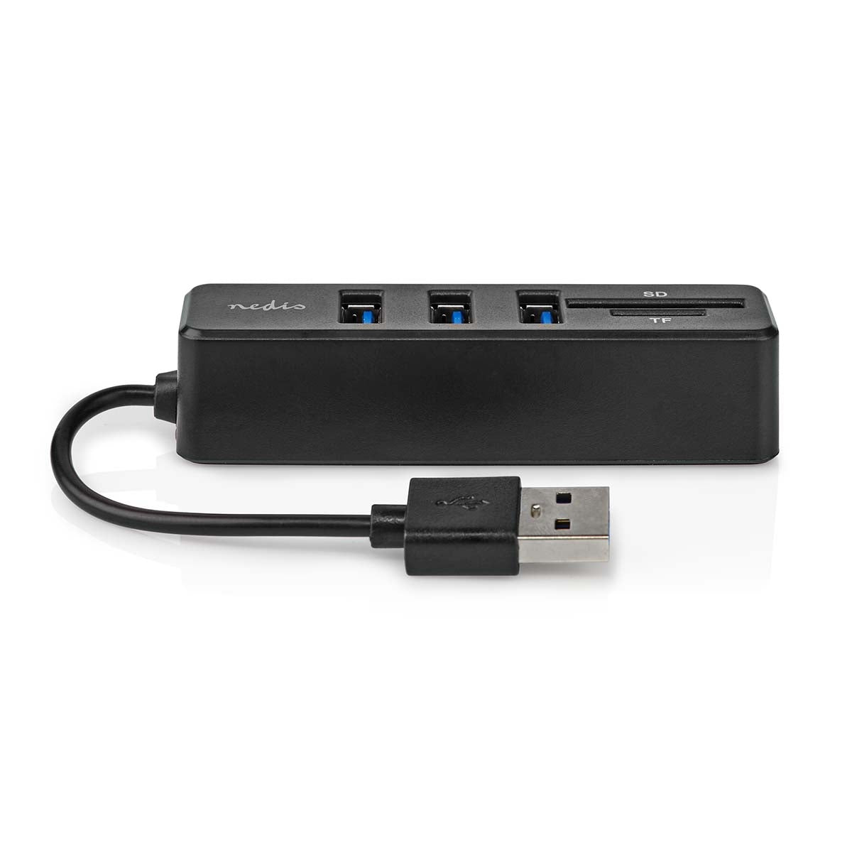 USB Hub | 1x USB-A | 3x USB A Female | 5 port(s) | USB 2.0 | USB Powered | SD & MicroSD