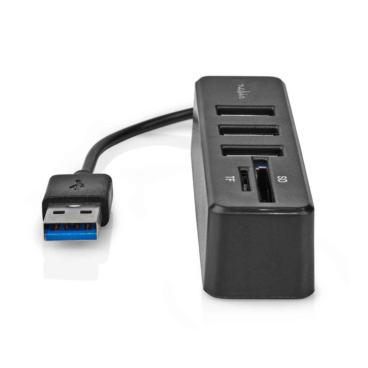 USB Hub | 1x USB-A | 3x USB A Female | 5 port(s) | USB 2.0 | USB Powered | SD & MicroSD