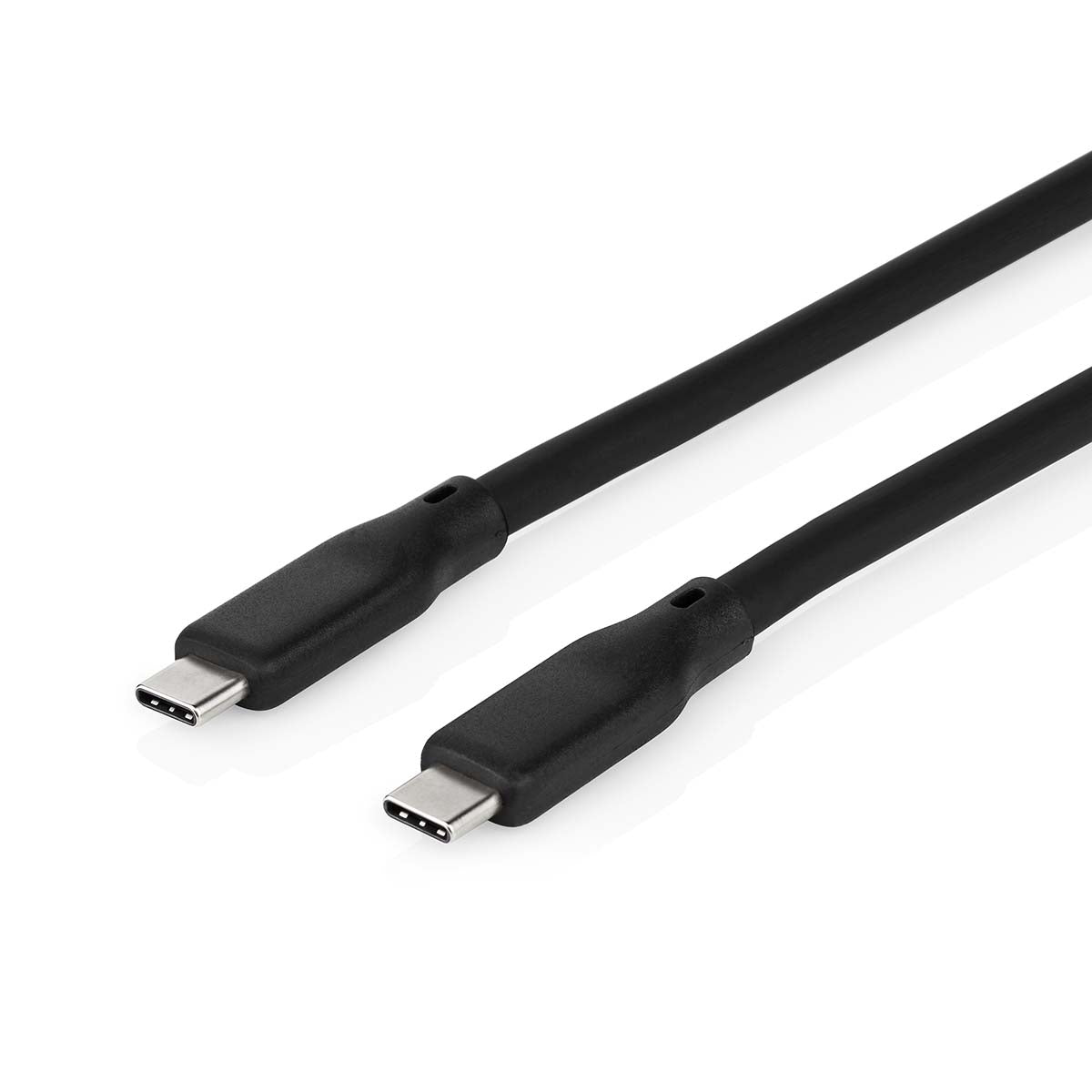 USB cable | USB 3.2 Gen 1 | USB-C™ Male | USB-C™ Male | 60 W | 8K@30Hz | 5 Gbps | Nickel Plated | 1.50 m | Round | Silicone | Black | Box