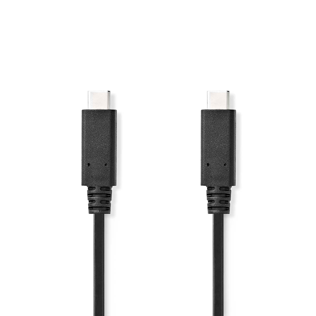 USB cable | USB 3.2 Gen 2x2 | USB-C™ Male | USB-C™ Male | 240 W | 8K@30Hz | 20 Gbps | Nickel Plated | 1.00 m | Round | PVC | Black | Label