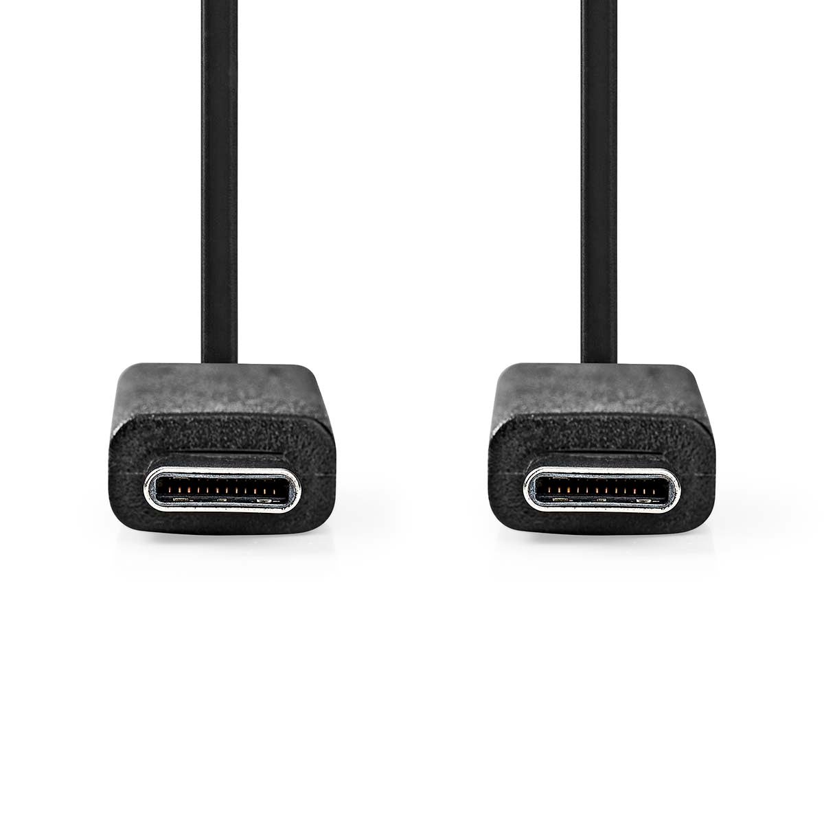 USB cable | USB 3.2 Gen 2x2 | USB-C™ Male | USB-C™ Male | 240 W | 8K@30Hz | 20 Gbps | Nickel Plated | 1.00 m | Round | PVC | Black | Label