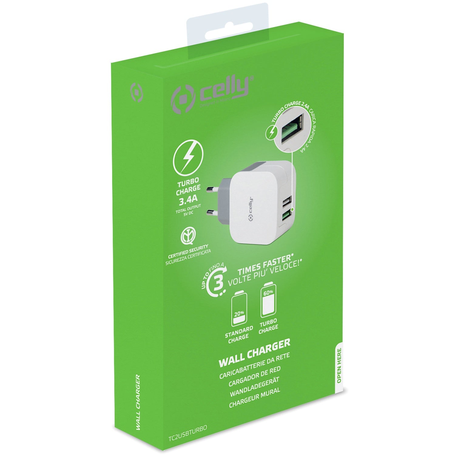 USB charger 2xUSB 3.4A (17W)