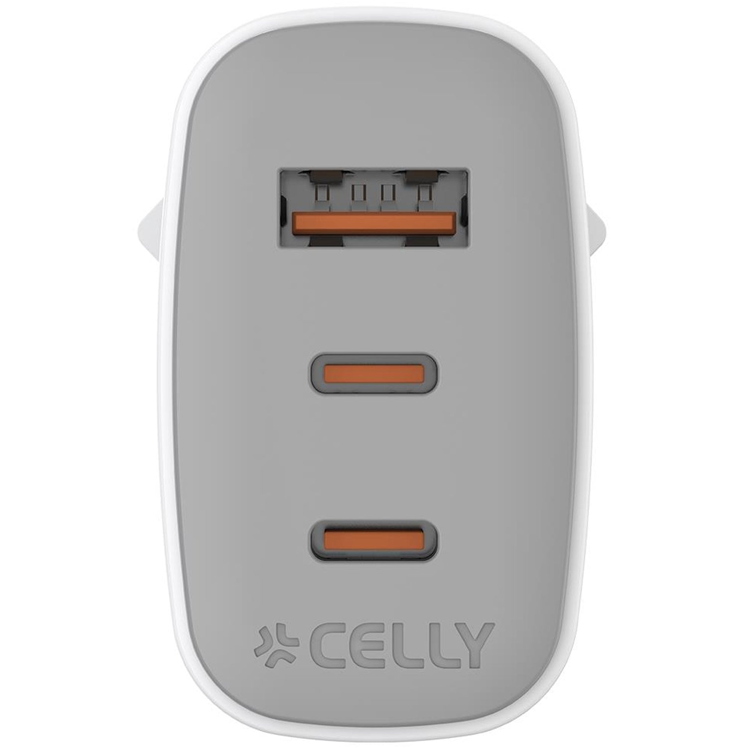 USB charger GaN 1 x USB-A + 2 x USB-C PD 65W