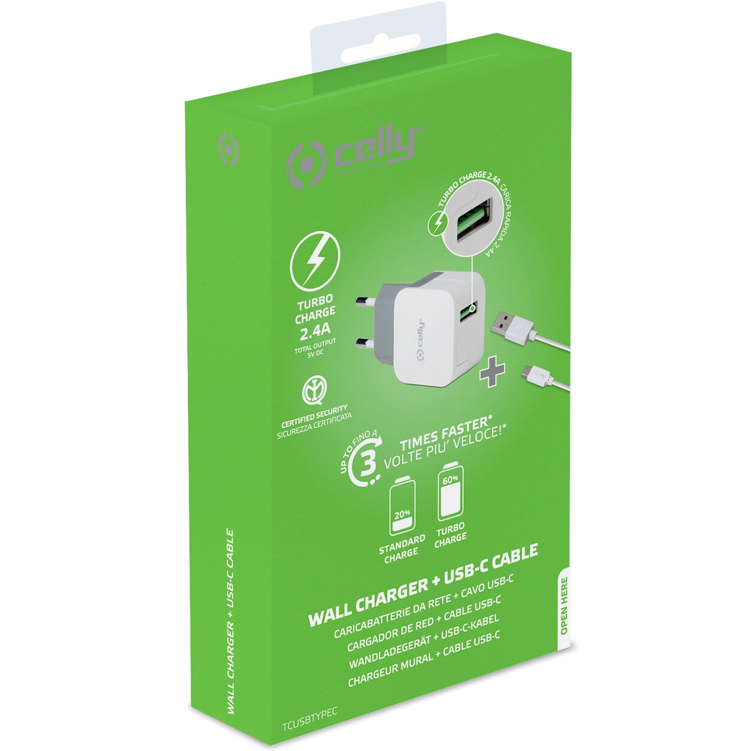 USB charger USB-C 2.4A