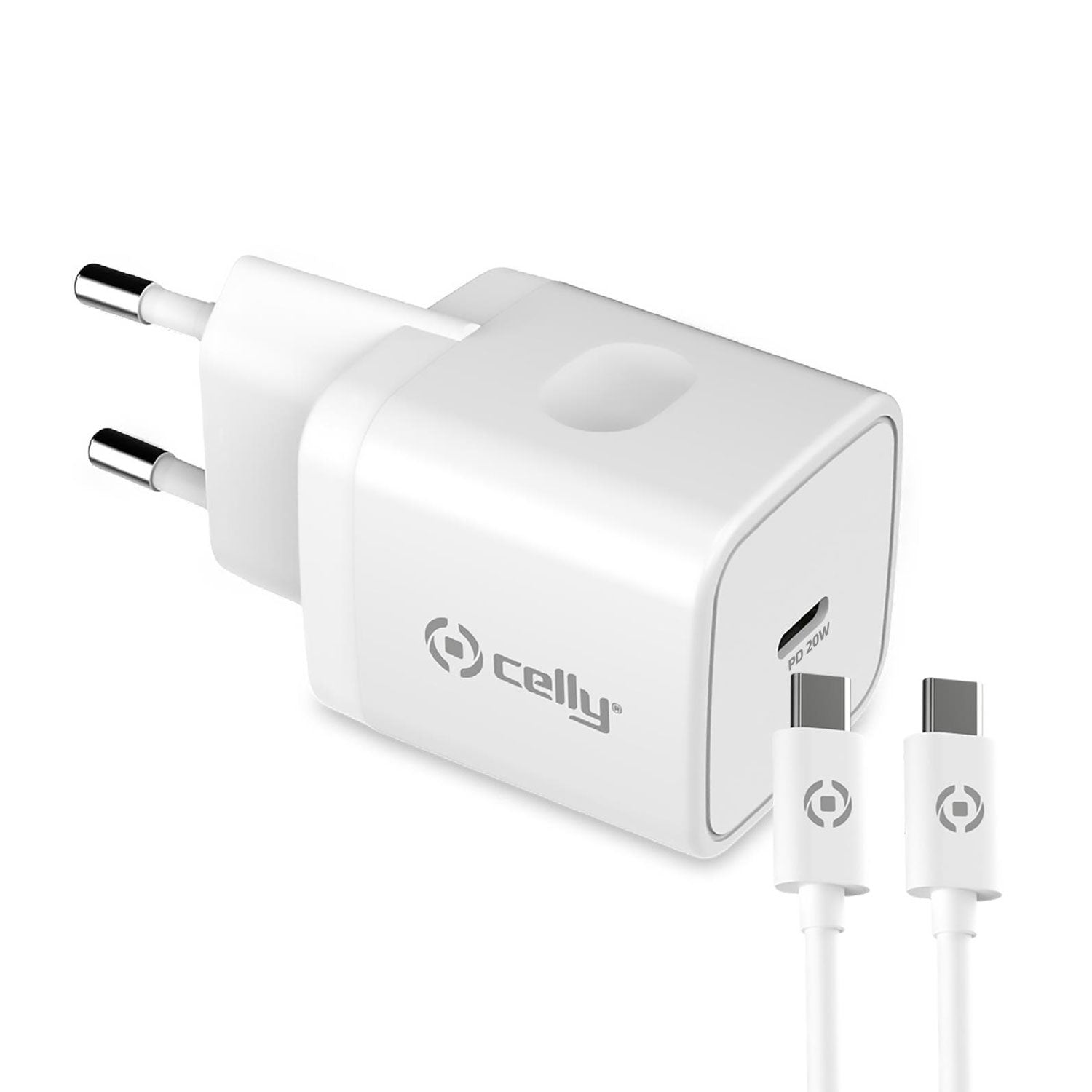USB charger USB-C PD 20W + USB-C cable