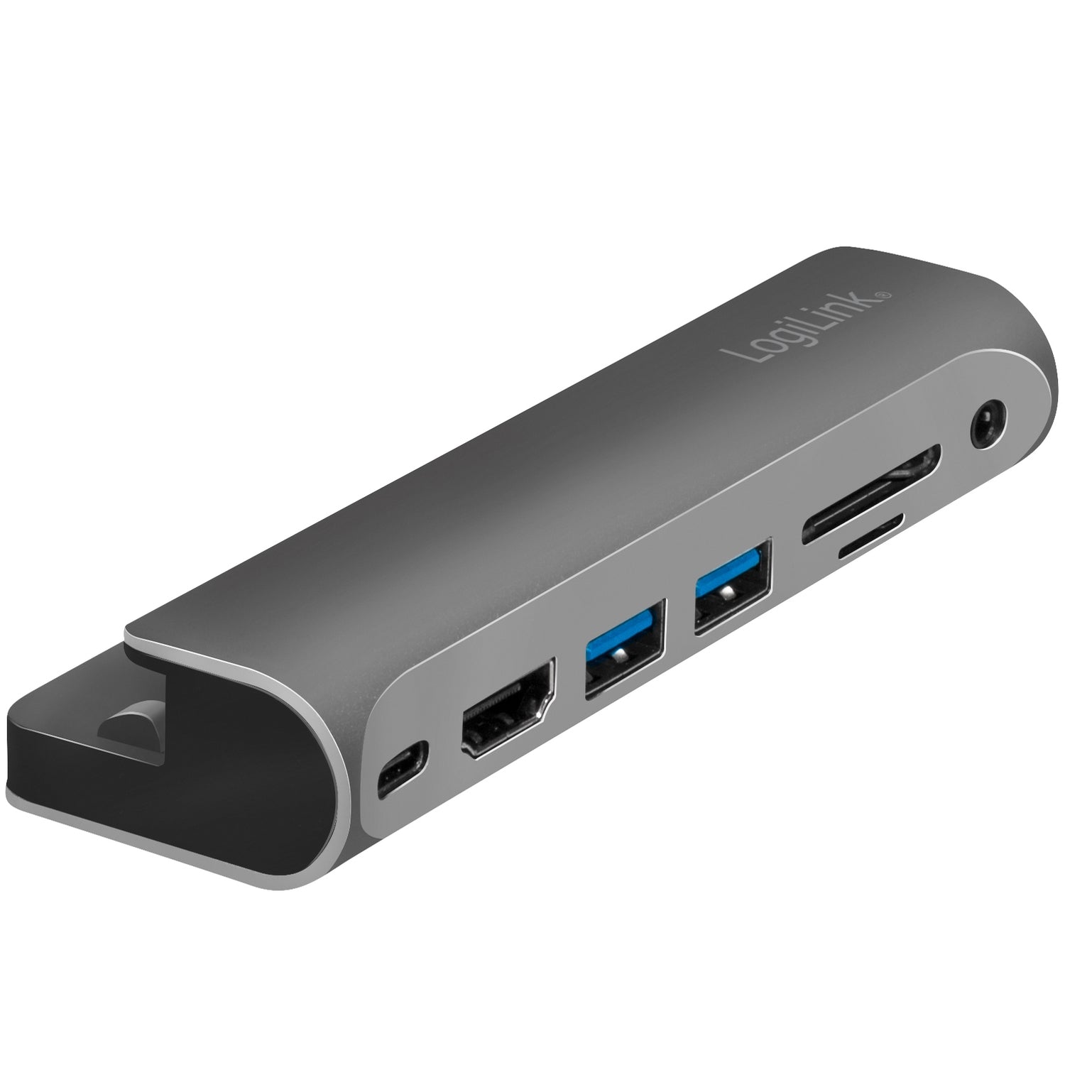 USB docking station iPad 7-port USB3.2 Alu