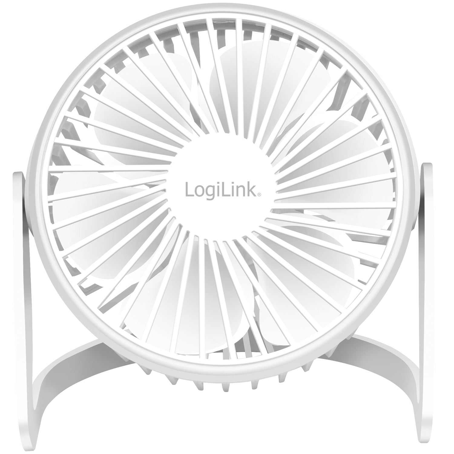 USB fan Ø12.7 cm White