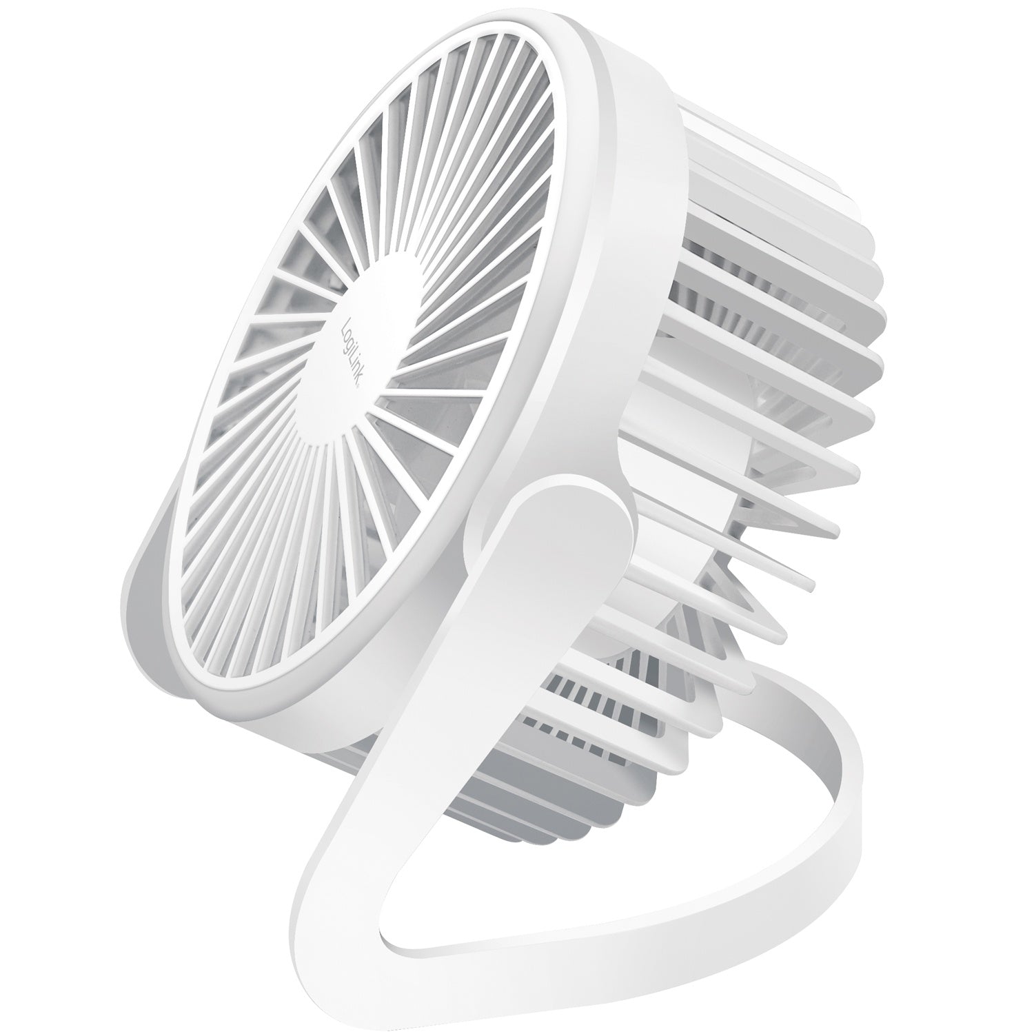 USB fan Ø12.7 cm White