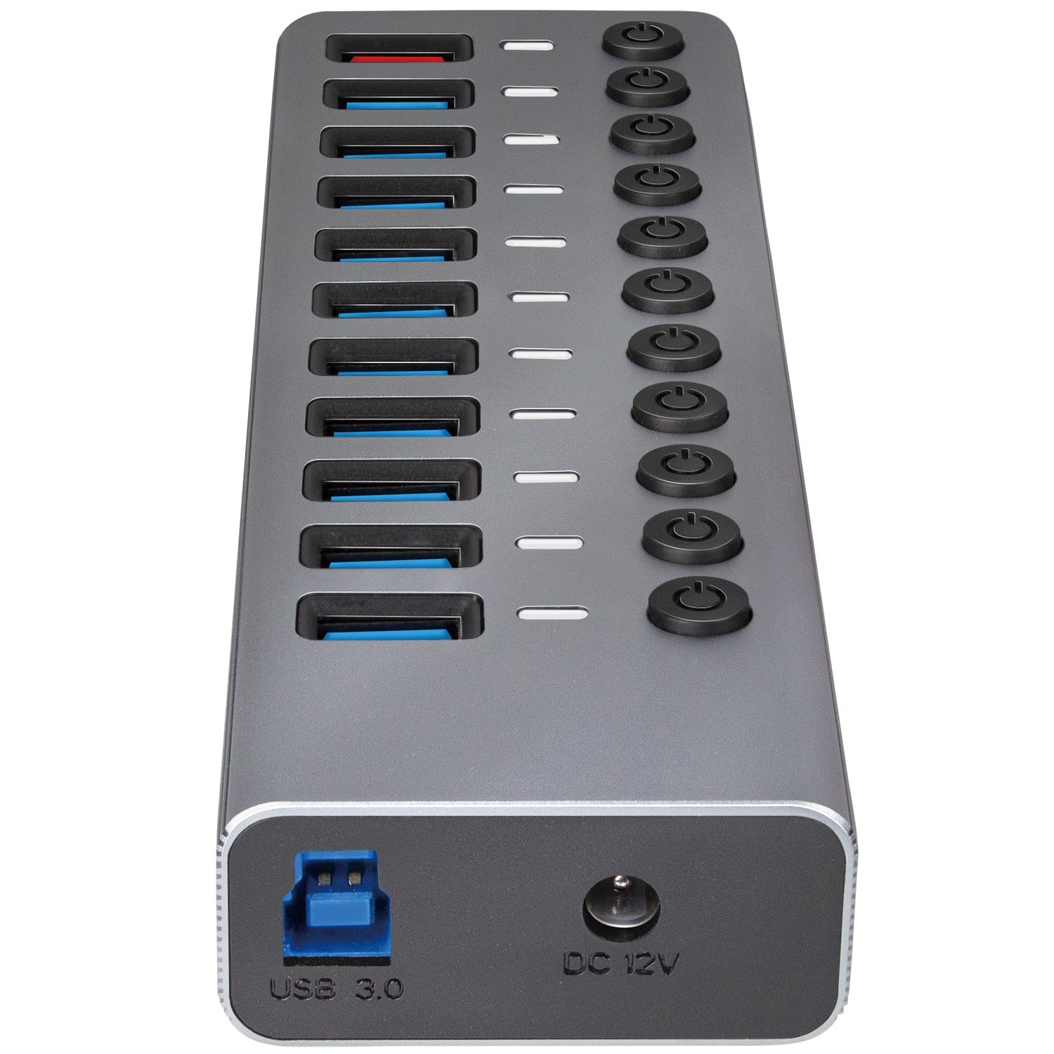 USB hub 10+1 port with separate On/Off buttons USB 3.2 Gen 1