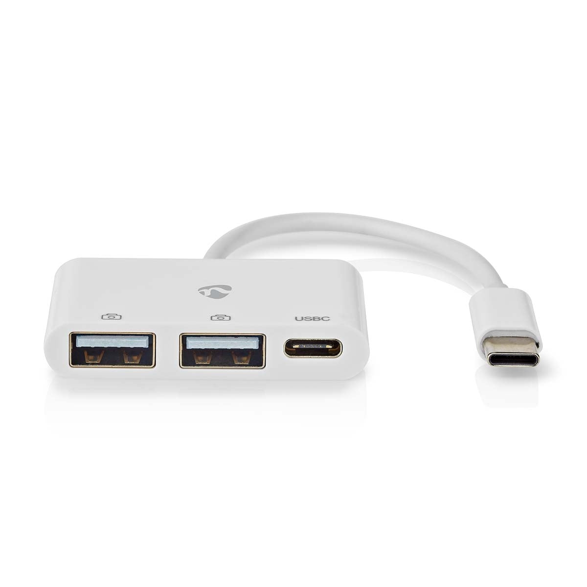 USB hub | 1x USB-C™ | 1x USB-C™ / 2x USB 2.0 A Female | 3-Port port(s) | USB power