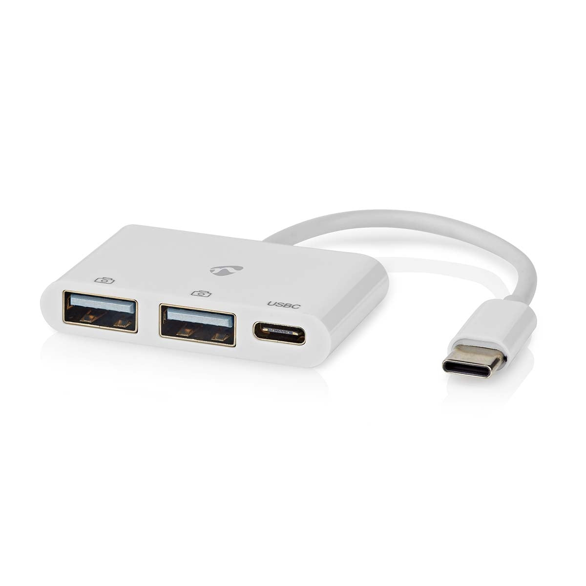 USB hub | 1x USB-C™ | 1x USB-C™ / 2x USB 2.0 A Female | 3-Port port(s) | USB power