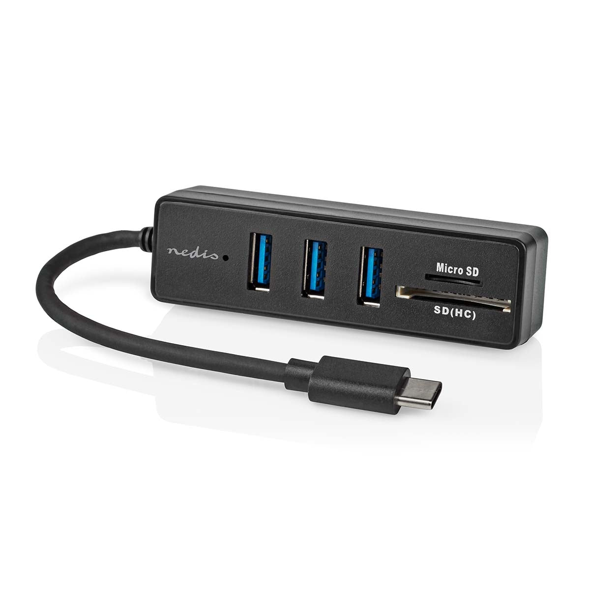 USB hub | 1x USB-C™ | 3x USB A female | 5-Port port(s) | USB 3.2 Gen 1 | USB Power | 5 Gbps | SD & MicroSD