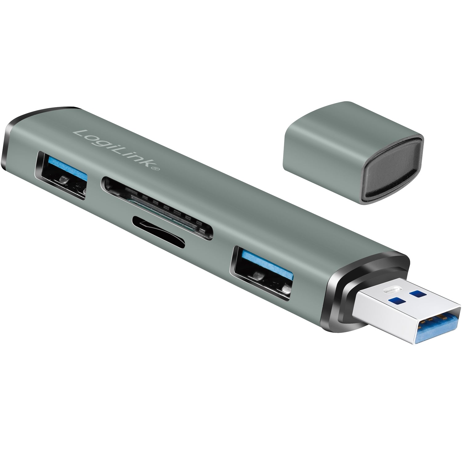 USB hub (USB 3.2 Gen2) Memory card reader/USB-A