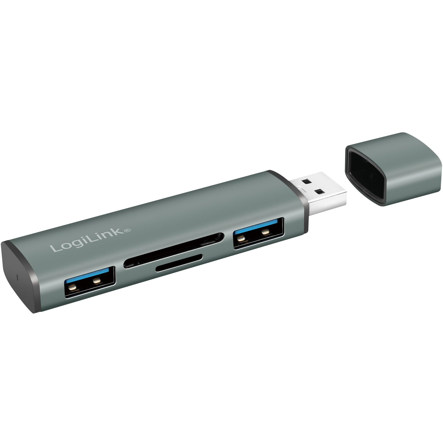 USB hub (USB 3.2 Gen2) Memory card reader/USB-A