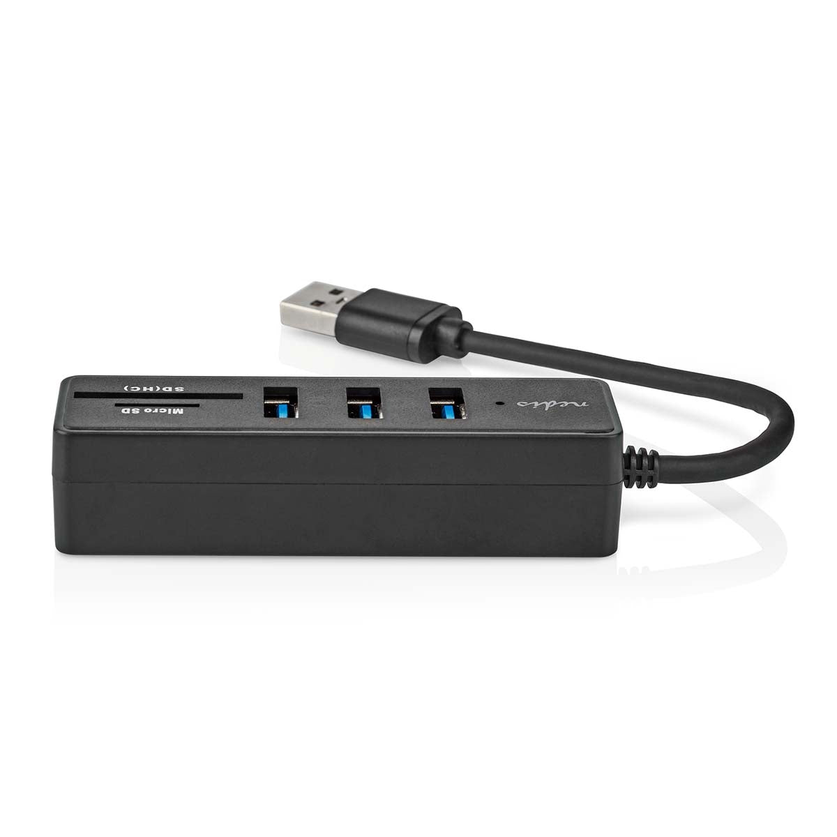 USB hub | USB A Male | 3x USB A female | 5-Port port(s) | USB 3.2 Gen 1 | USB Power | 5 Gbps | SD & MicroSD