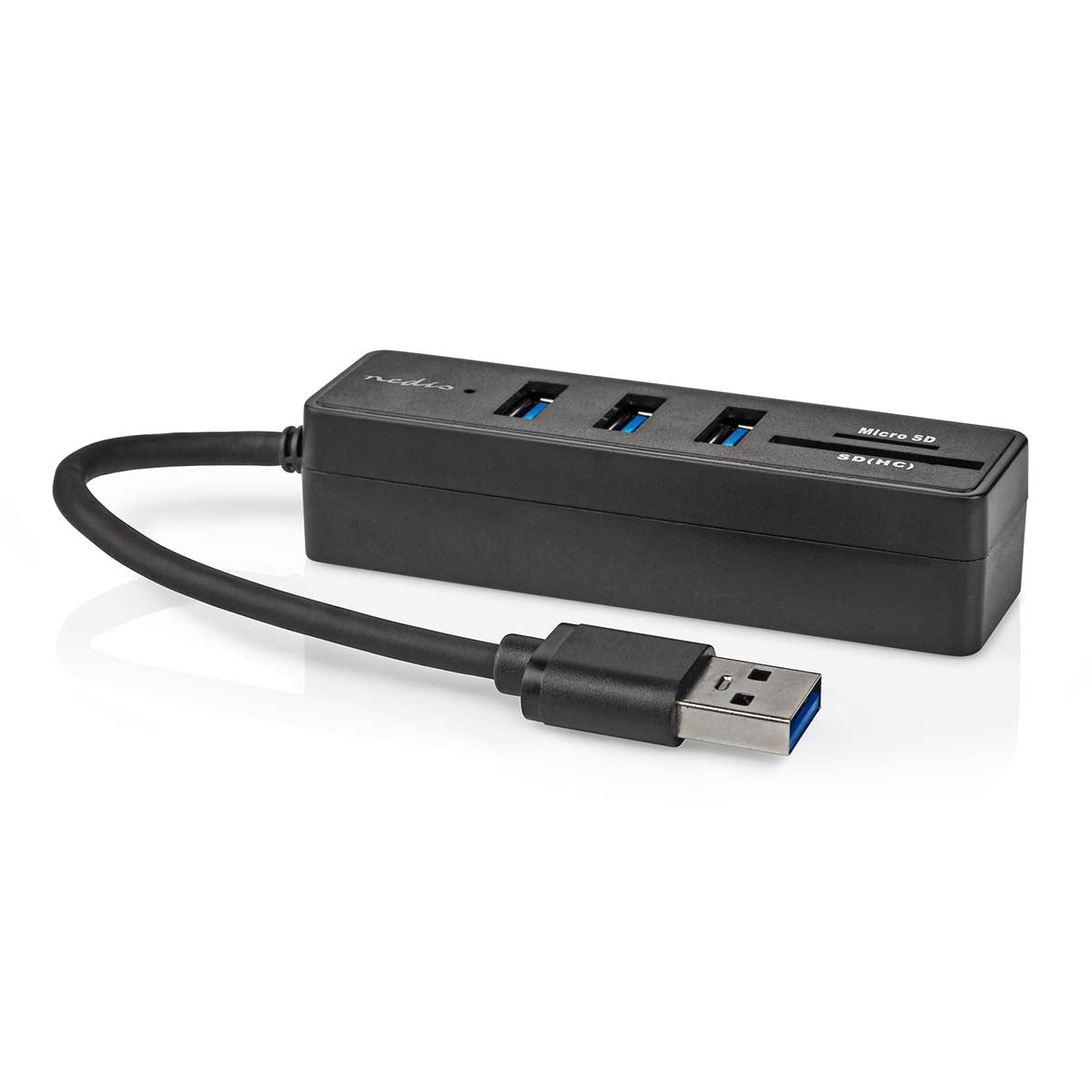 USB hub | USB A Male | 3x USB A female | 5-Port port(s) | USB 3.2 Gen 1 | USB Power | 5 Gbps | SD & MicroSD
