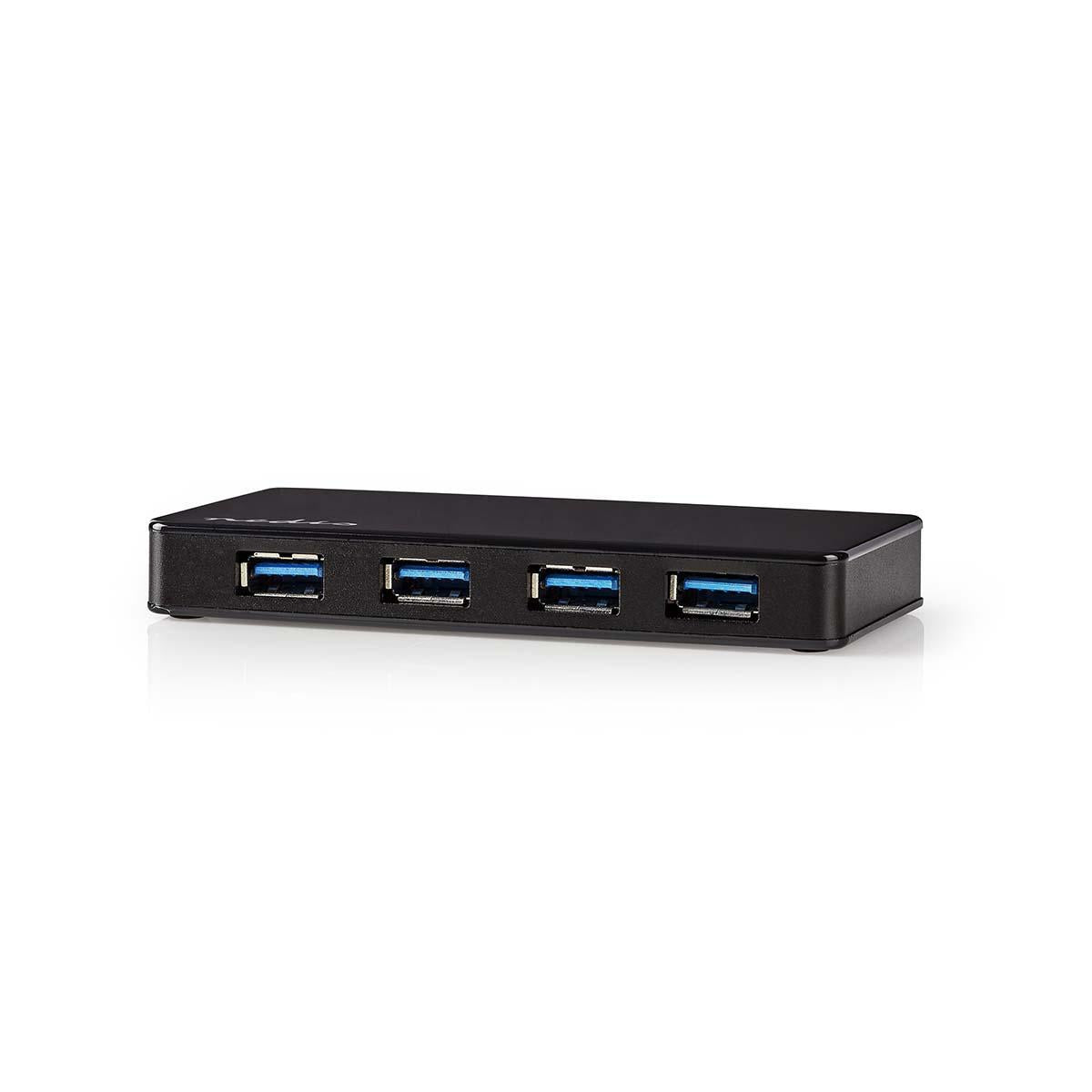 USB hub | USB A Male | 4x USB A Female | 4-Port port(s) | USB 3.2 Gen 1 | Power adapter / USB power | 4 x USB