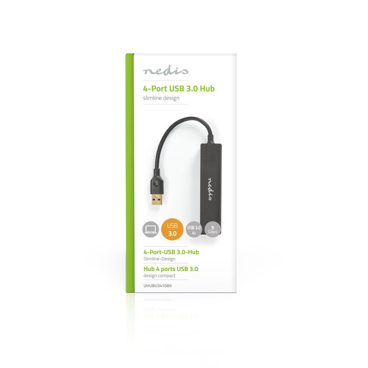 USB hub | USB A Male | USB-A Female | 4-Port port(s) | USB 3.2 Gen 1 | USB Power | 4 x USB