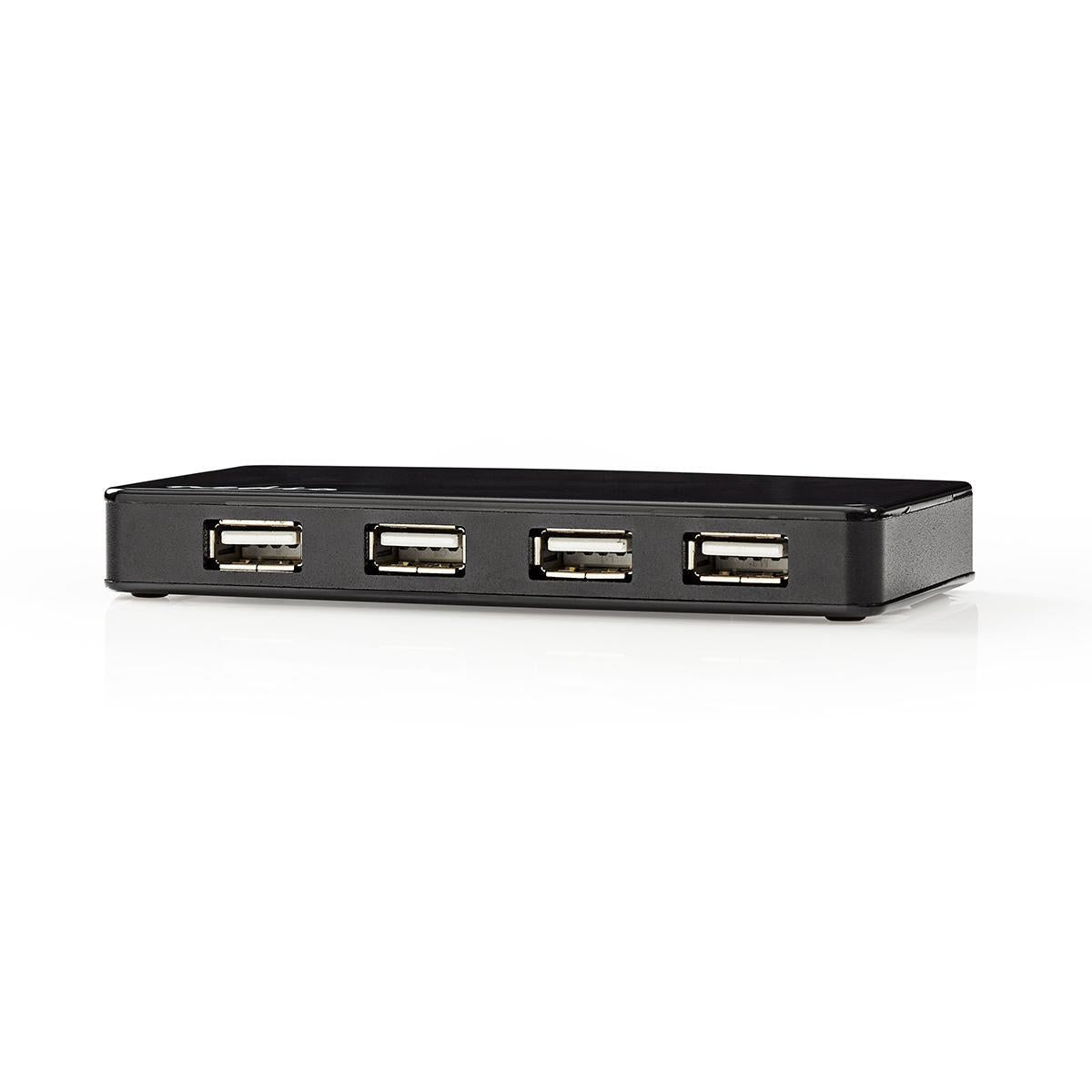 USB hub | USB A Male | USB-A Female | 7-port port(s) | USB 2.0 | Power adapter / USB power | 7x USB