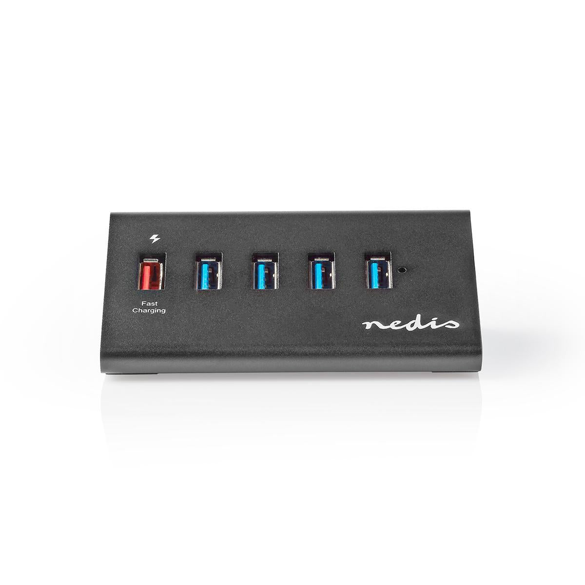 USB hub | USB Micro-B Female | USB-A Female | 5-Port port(s) | QC3.0 / USB 3.2 Gen 1 | Power adapter / USB power | 5 Gbps | 5x USB