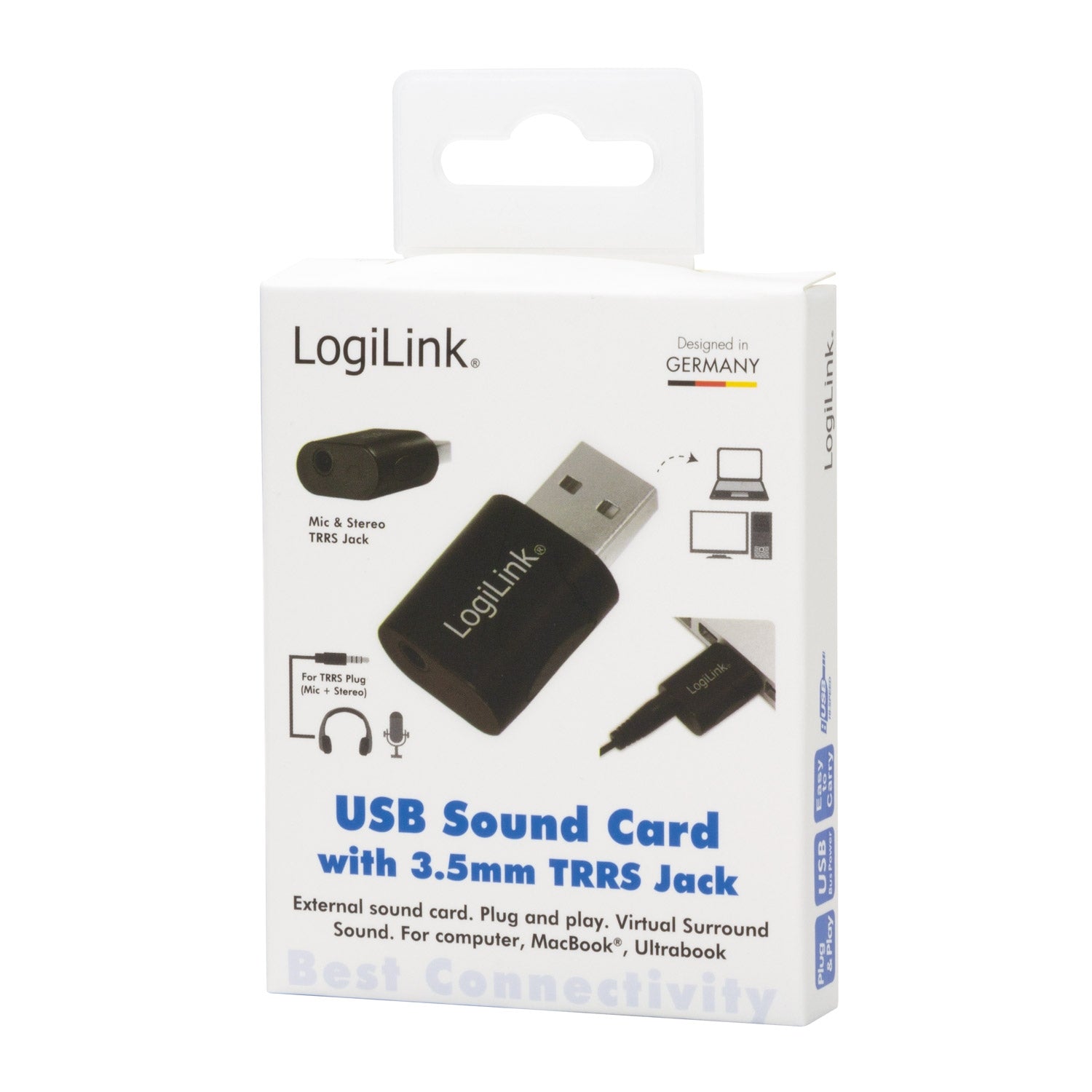 USB sound card 3.5mm socket