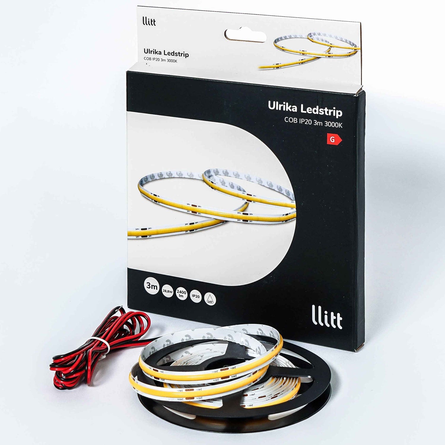 Ulrika Ledstrip COB-LED without transformer IP20 3m??? 3000K???