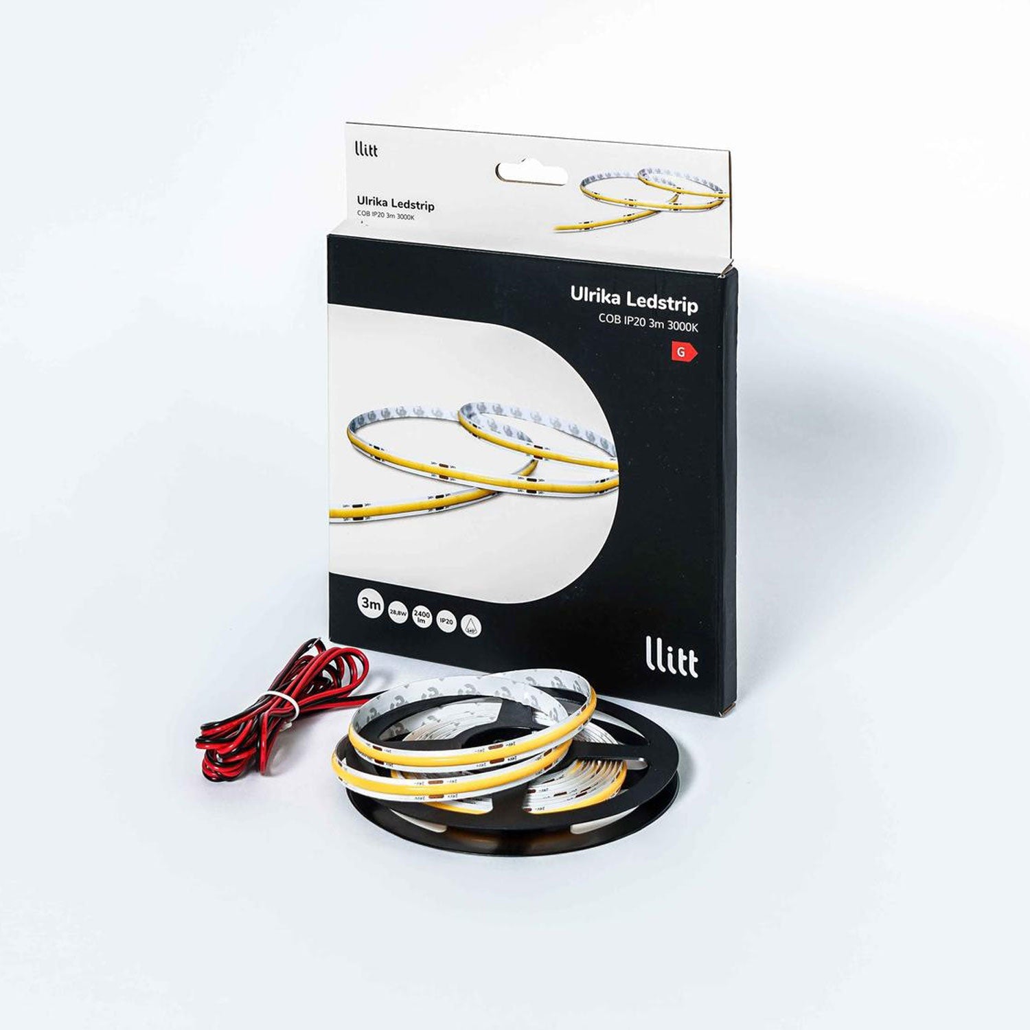 Ulrika Ledstrip COB-LED without transformer IP20 6m??? 3000K???