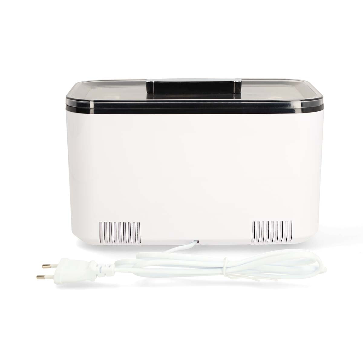 Ultrasonic Jewellery Cleaner | Mains Powered | 220 - 240 V AC 50/60 Hz | Euro / Type-C (CEE 7/16) | White | Plastic