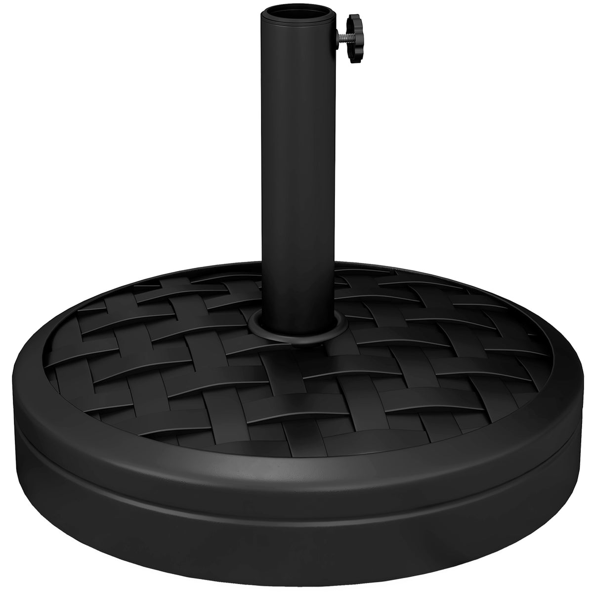 Umbrella Base, HDPE with Concrete, Fits 32-48mm Poles