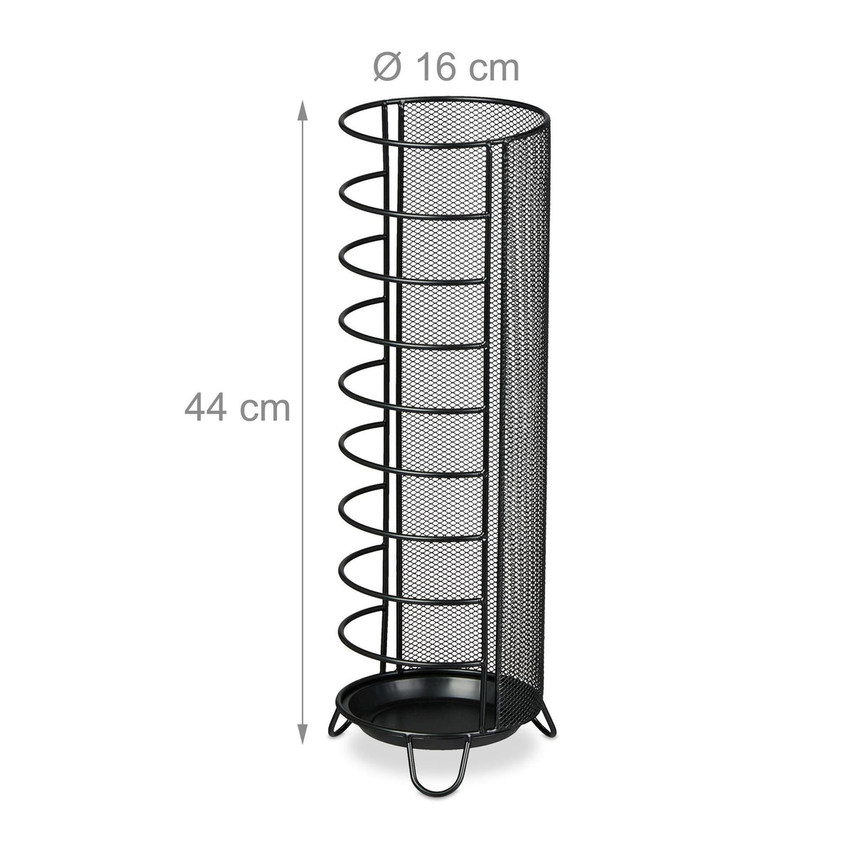 Umbrella stand in metal