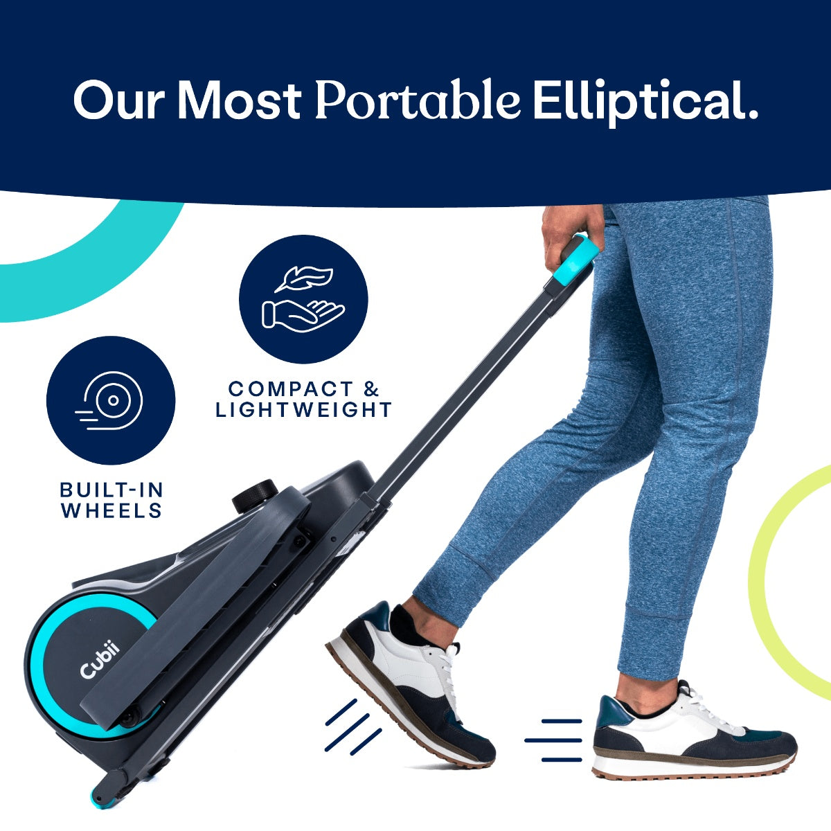 Under-Desk Elliptical Trainer – Compact, Portable, Quiet