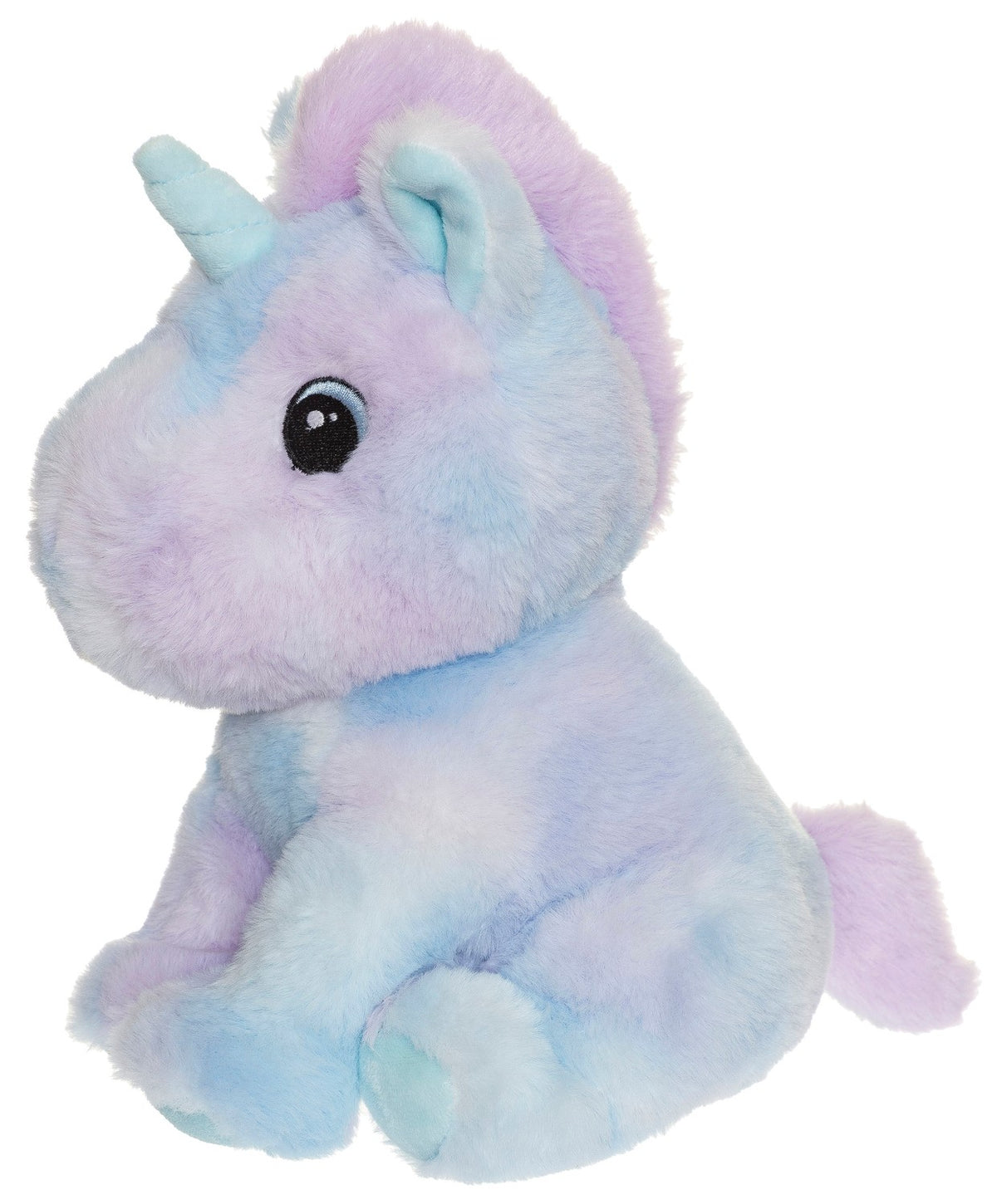 Unicorn Plush Toy, 26cm, Rainbow Purple, Machine Washable