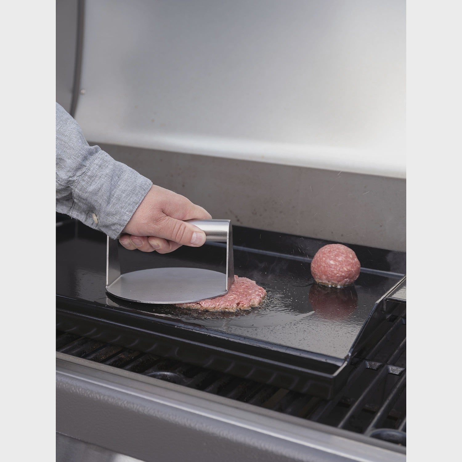 Universal Griddle 55x36cm, Enameled Steel for Gas Grills