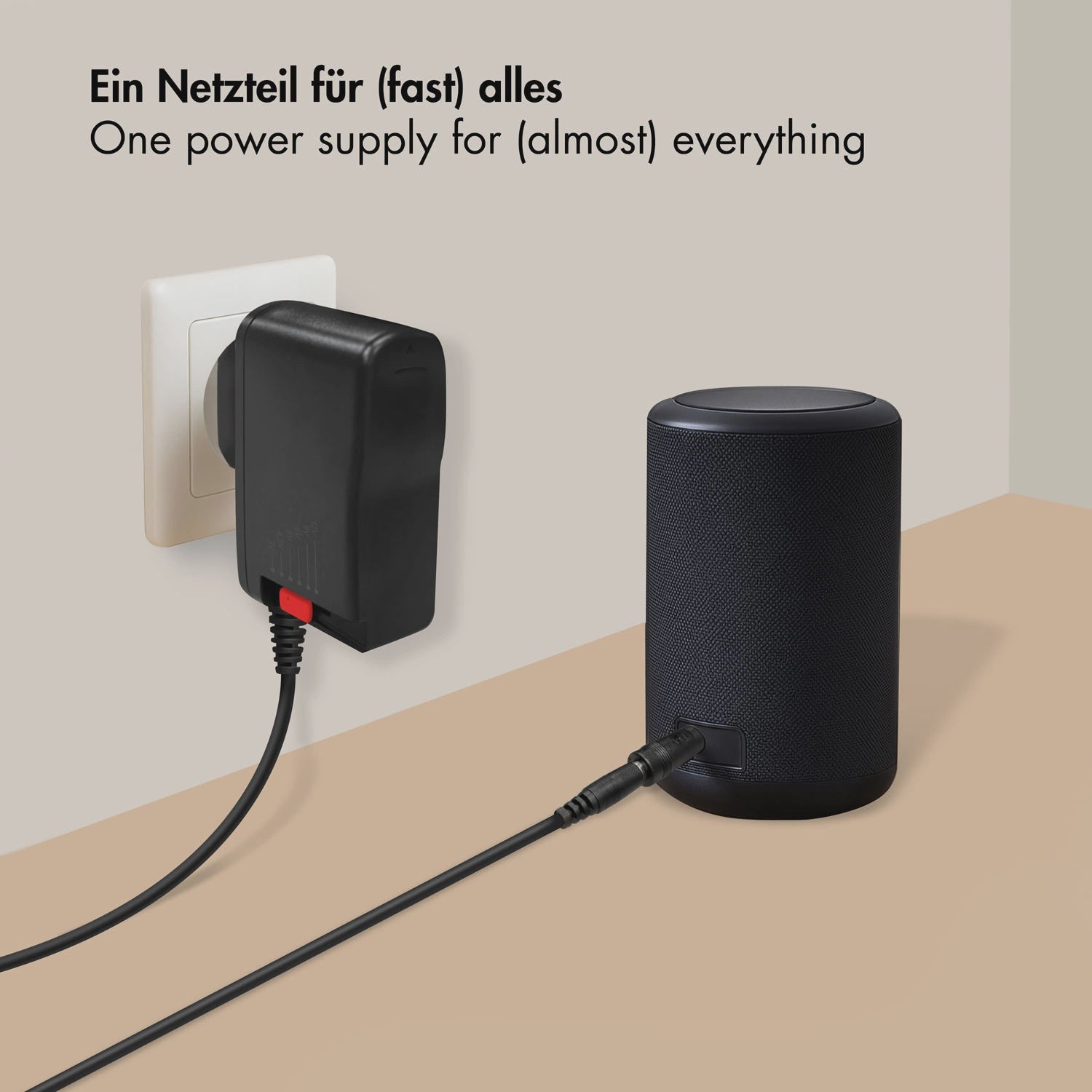 Universal Power Adapter 3-12V 24W with 7 Interchangeable Plugs