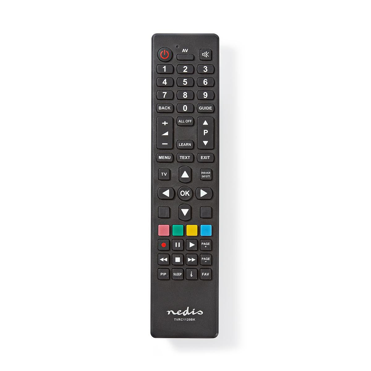 Universal Remote Control | Programmable | 2 Units | Ready Lay-out | Infrared | Black
