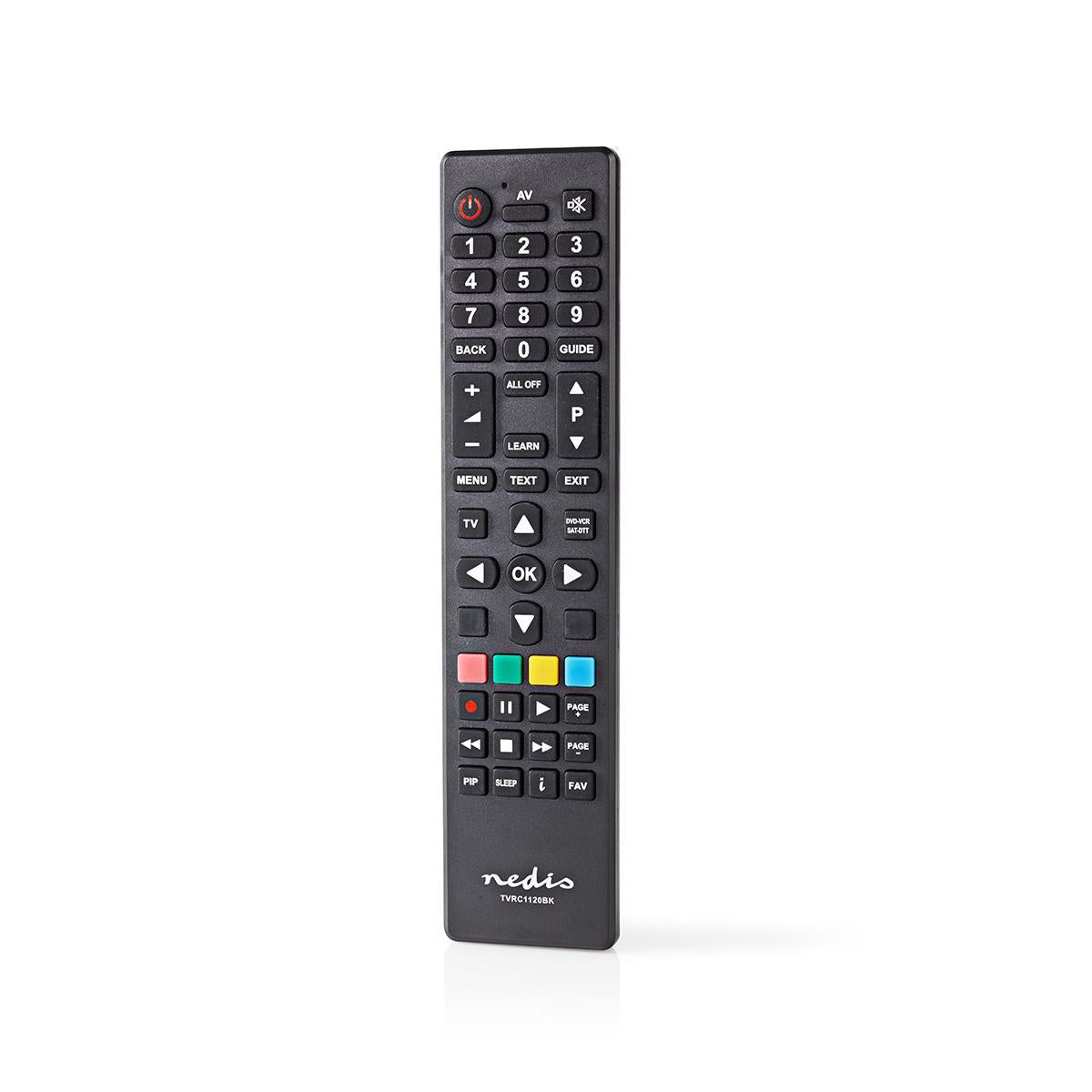 Universal Remote Control | Programmable | 2 Units | Ready Lay-out | Infrared | Black