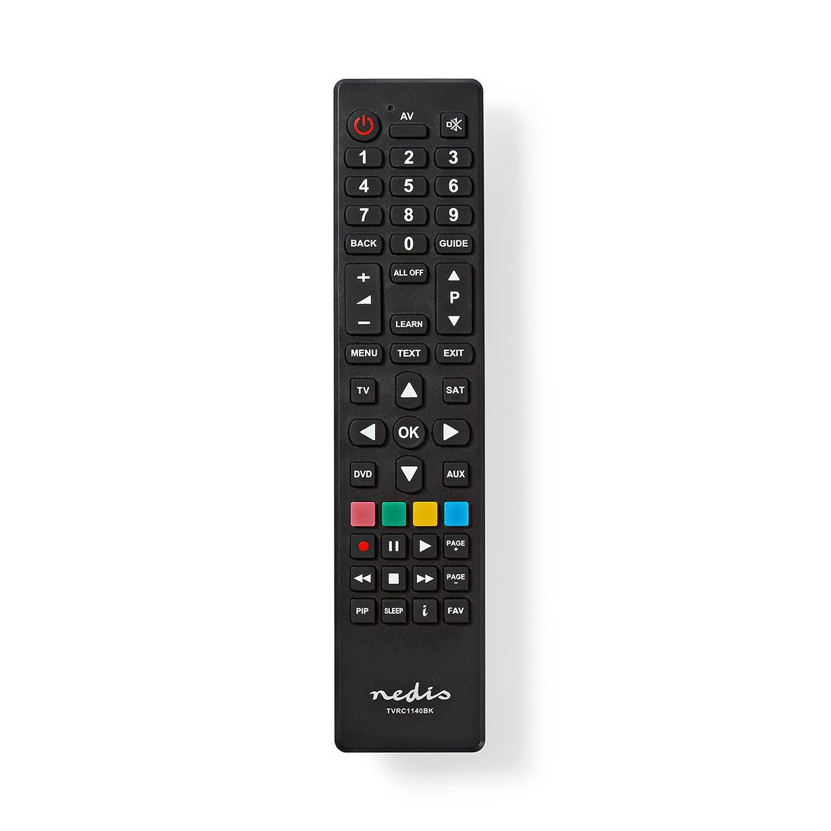 Universal Remote Control | Programmable | 4 Units | Ready Lay-out | Infrared | Black