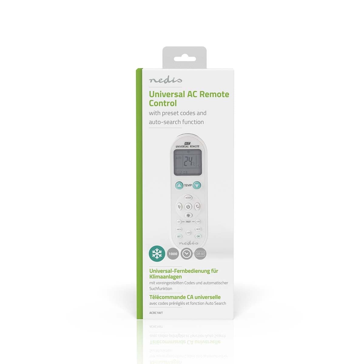 Universal Split Unit Air Conditioner Remote Control | Programming Features | 2x AAA/LR03