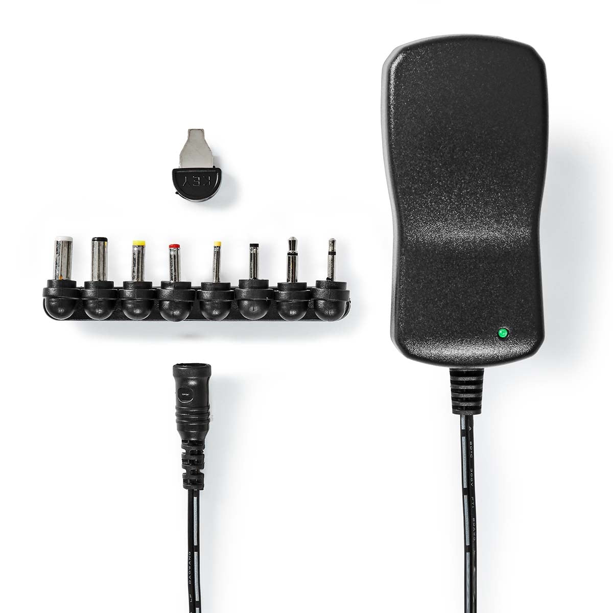 Universal power adapter | 18 W| 3 - 12 V DC | 1.10 m | 1.5 A| 8 plug(s) | Black