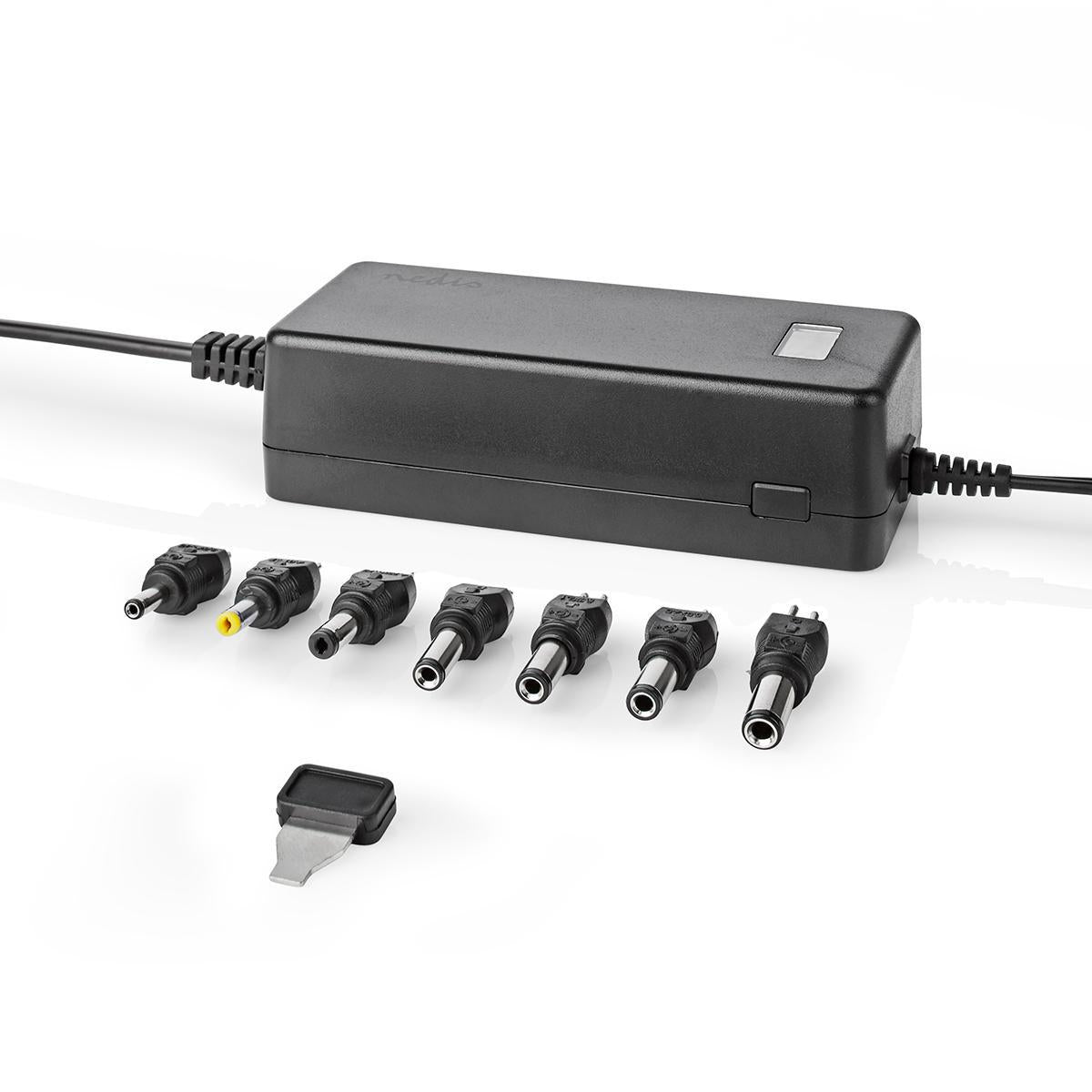 Universal power adapter | 36 W| 5 - 24 V DC | 1.80 m | 2.4 A - 3.0 A A| 7 plug(s) | Black