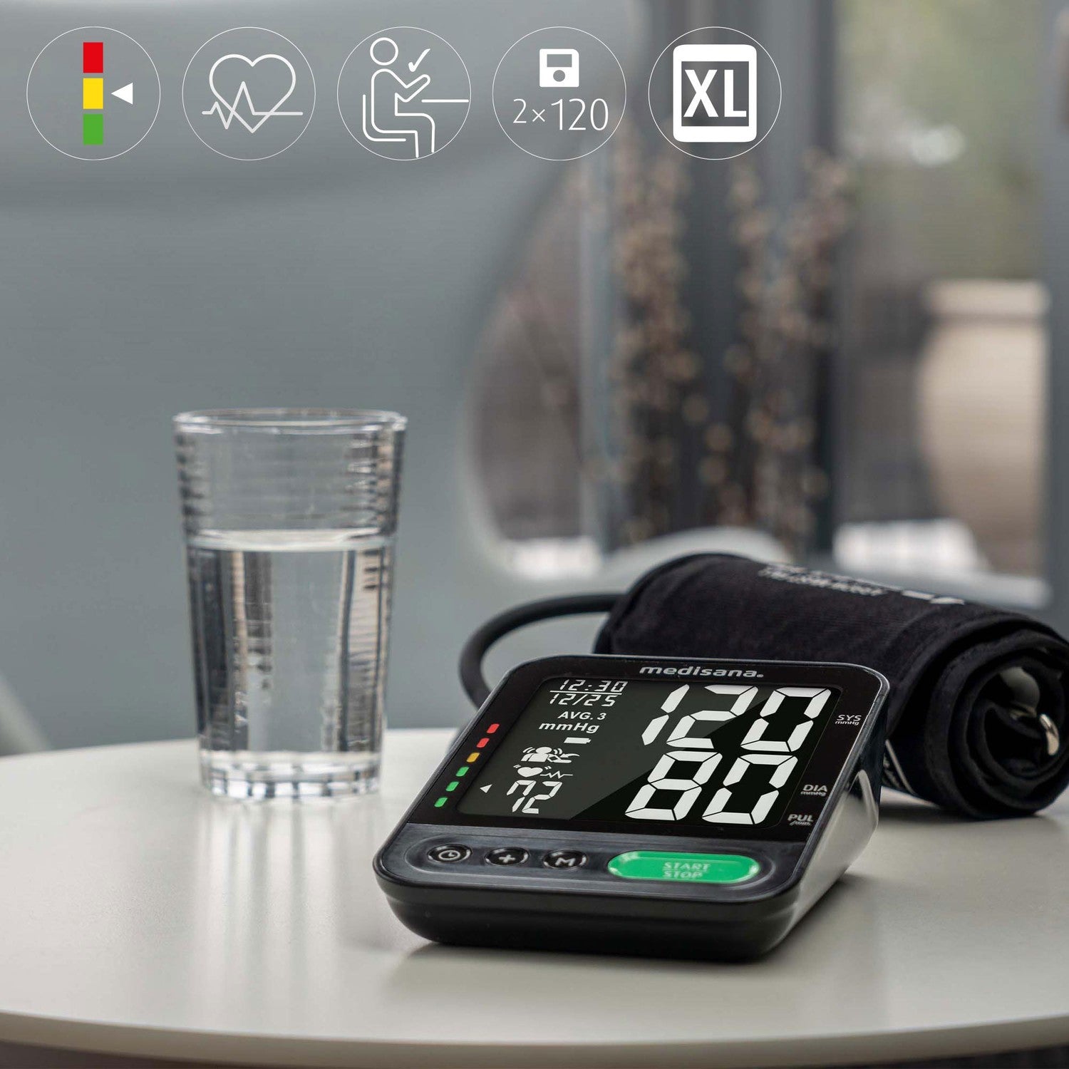 Upper arm blood pressure monitor BU582