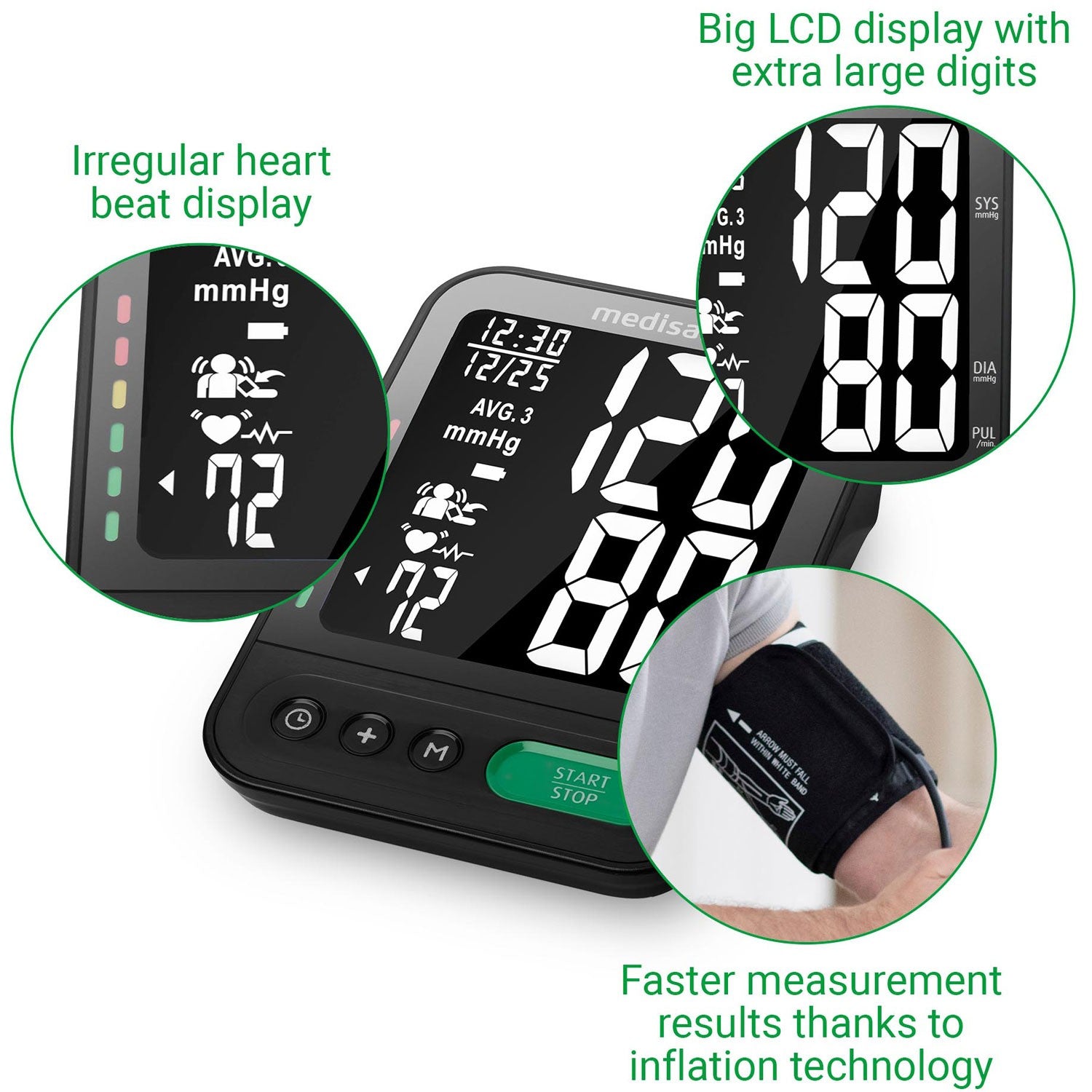 Upper arm blood pressure monitor BU582