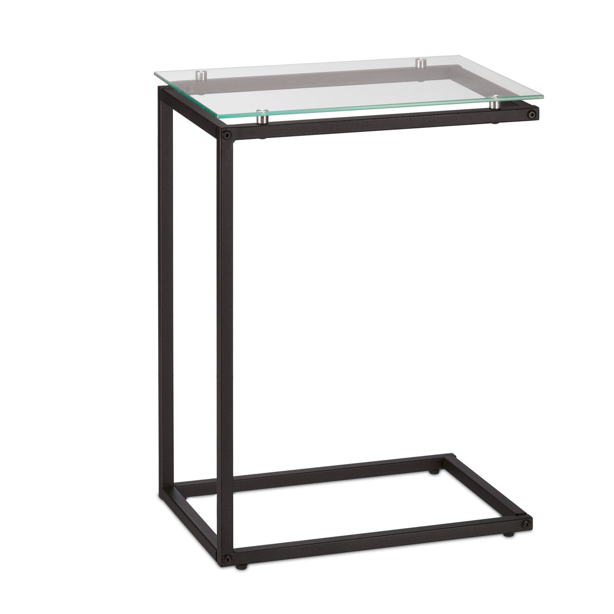 U-shaped material mix side table