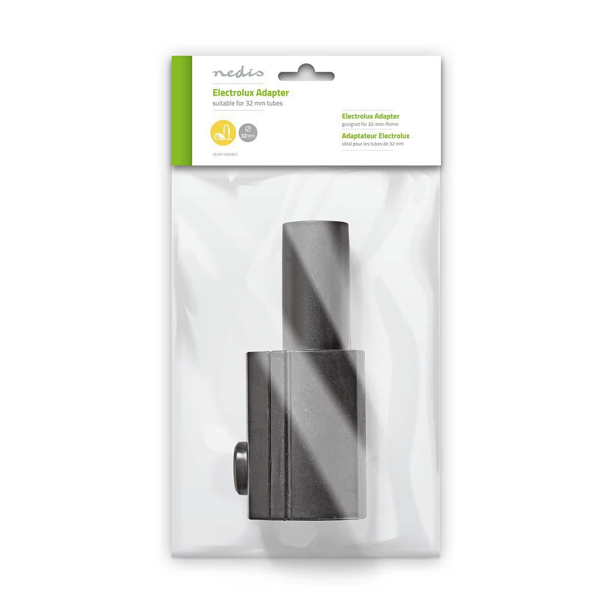 Vacuum Cleaner Adapter | 32mm | Fits: Electrolux | Black | Plastic