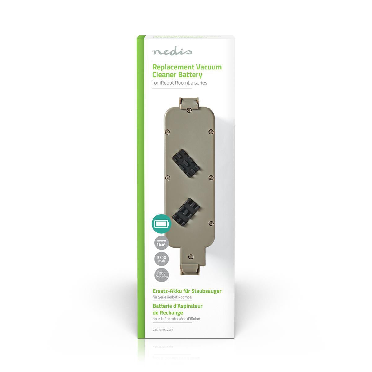 Vacuum Cleaner Battery | Suitable for: iRobot iTouchless AV / iRobot M-288 / iRobot M-488 / iRobot Roomba 440 | Ni-MH | 14.4 V DC | 3300 mAh | 47.52 Wh