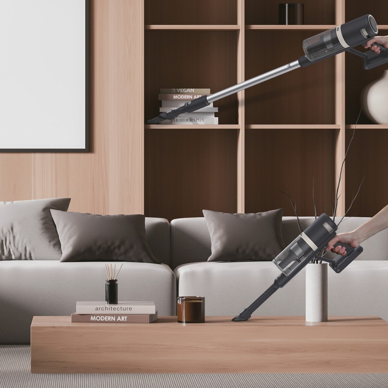 Vacuum Cleaner, Cordless, 200W, Lightweight Design