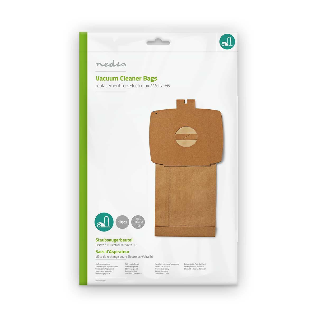 Vacuum bag | 10 pieces. | Paper | Most sold for: Electrolux | Brown