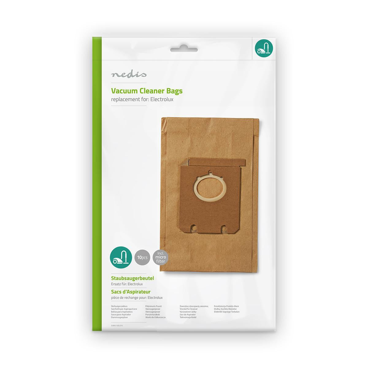 Vacuum bag | 10 pieces. | Paper | Most sold for: Electrolux | Brown
