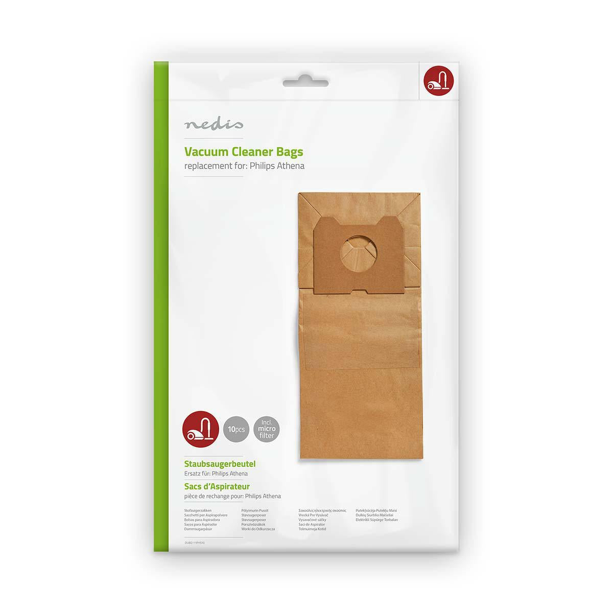 Vacuum bag | 10 pieces. | Paper | Most sold for: Philips | Brown