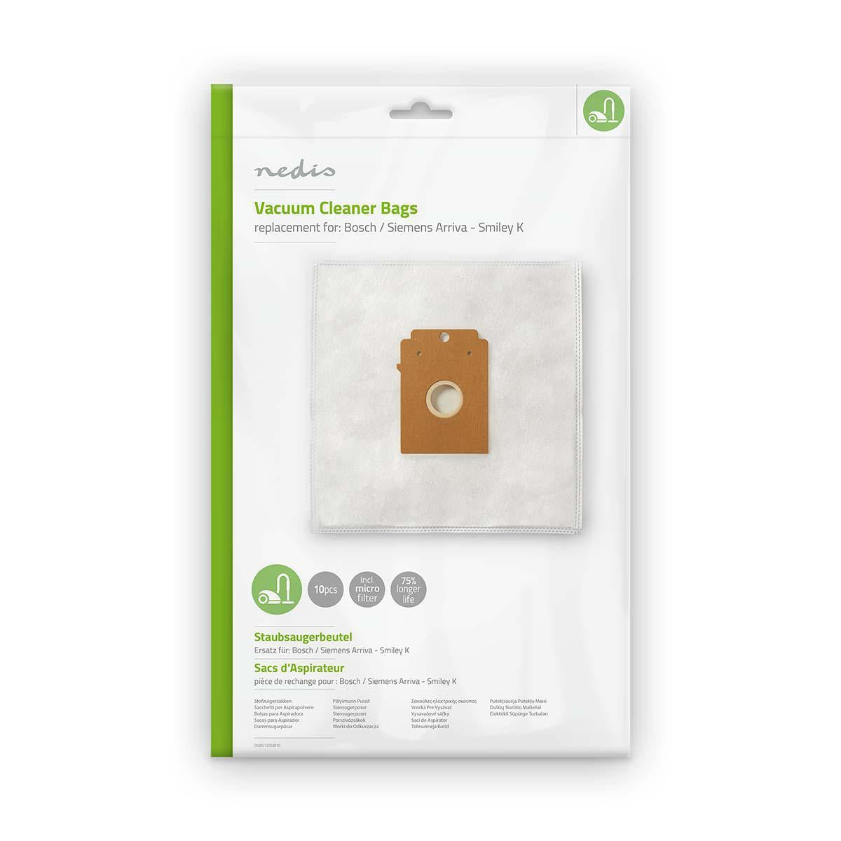 Vacuum bag | 10 pieces. | Synthetic | Most sold for: Bosch / Siemens | White